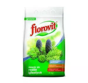 Флоровіт(Florovit) — гранульоване добриво для хвойних та вічнозелених рослин 3 кг